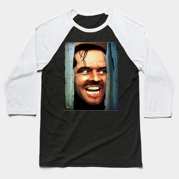 The Shinning Baseball T-Shirt by RG Illustration